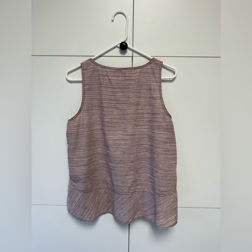 Woolrich Pink Embroidered Boxy Tank Top - Picture 2 of 7